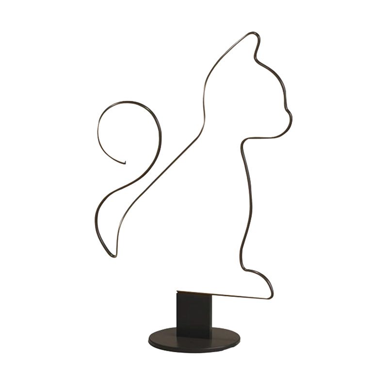 Edge Modern Cat/Dog Linear Metal Acrylic Floor Lamp - Neutralighting