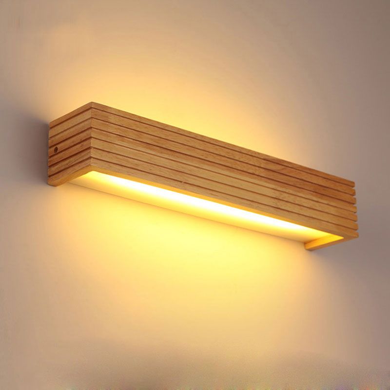 Muto Modern Wooden LED Indoor Wall Light, Bedroom - Neutralighting
