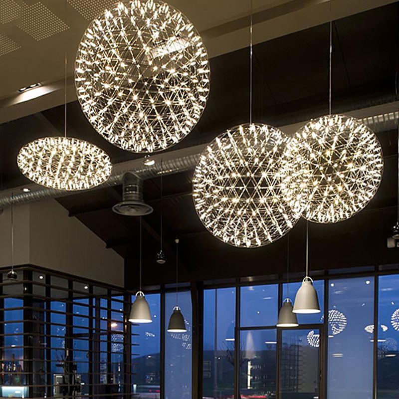 Arisha Firework Art Deco Orbit Shade Pendant Light - Neutralighting