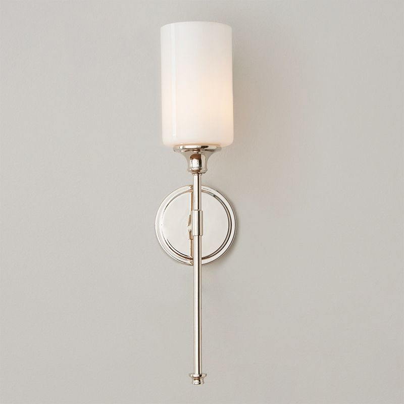 Arisha Milky Glass Mirror Front Vanity Wall Lamp, 2 Colour - Neutralighting