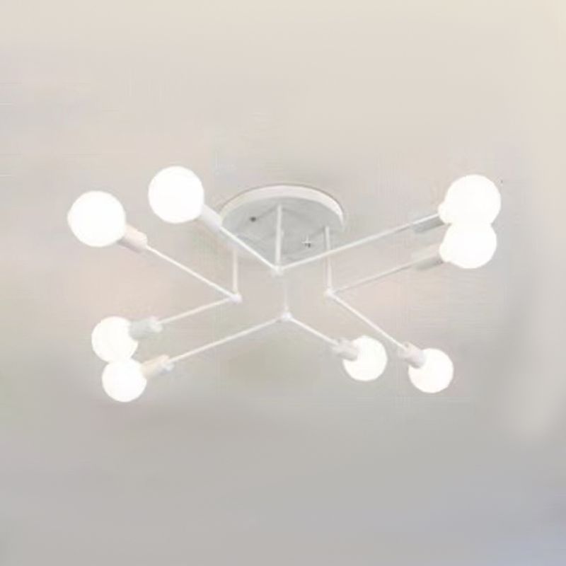 Valentina Flush Mount Ceiling Light Linear Industrial - Neutralighting