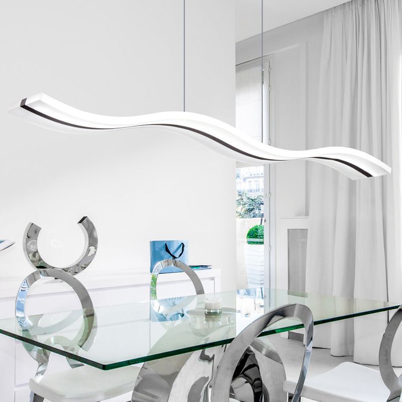 Arisha Minimalist Wave Wavy Pendant Light - Neutralighting