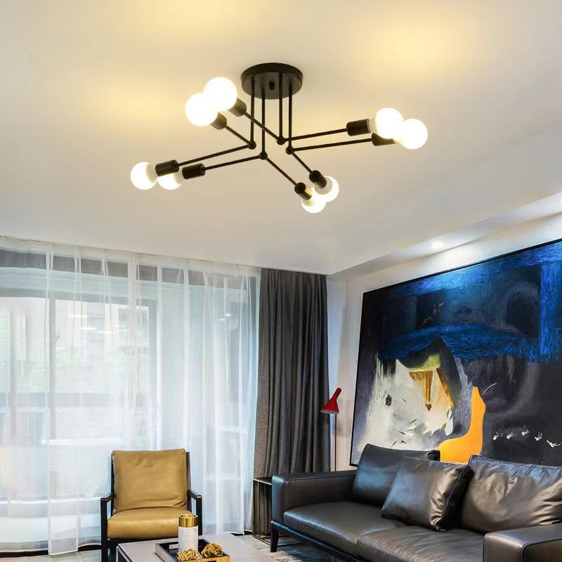 Valentina Flush Mount Ceiling Light Linear Industrial - Neutralighting