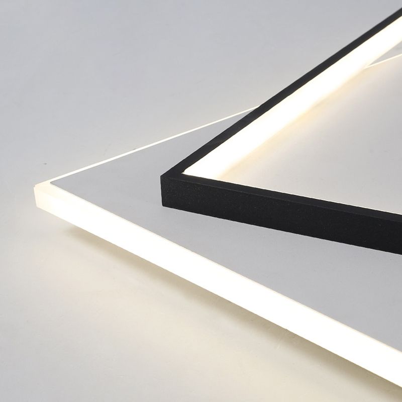 Arisha Modern Duo-Square Flush Mount Ceiling Light - Neutralighting