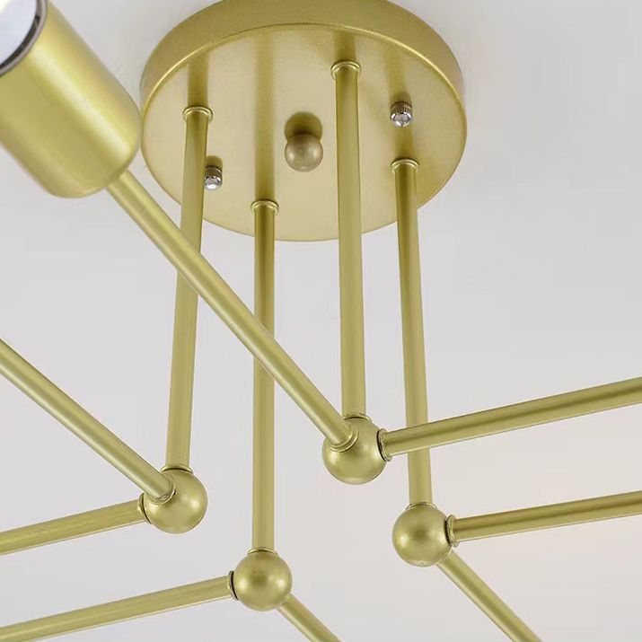 Valentina Flush Mount Ceiling Light Linear Industrial - Neutralighting