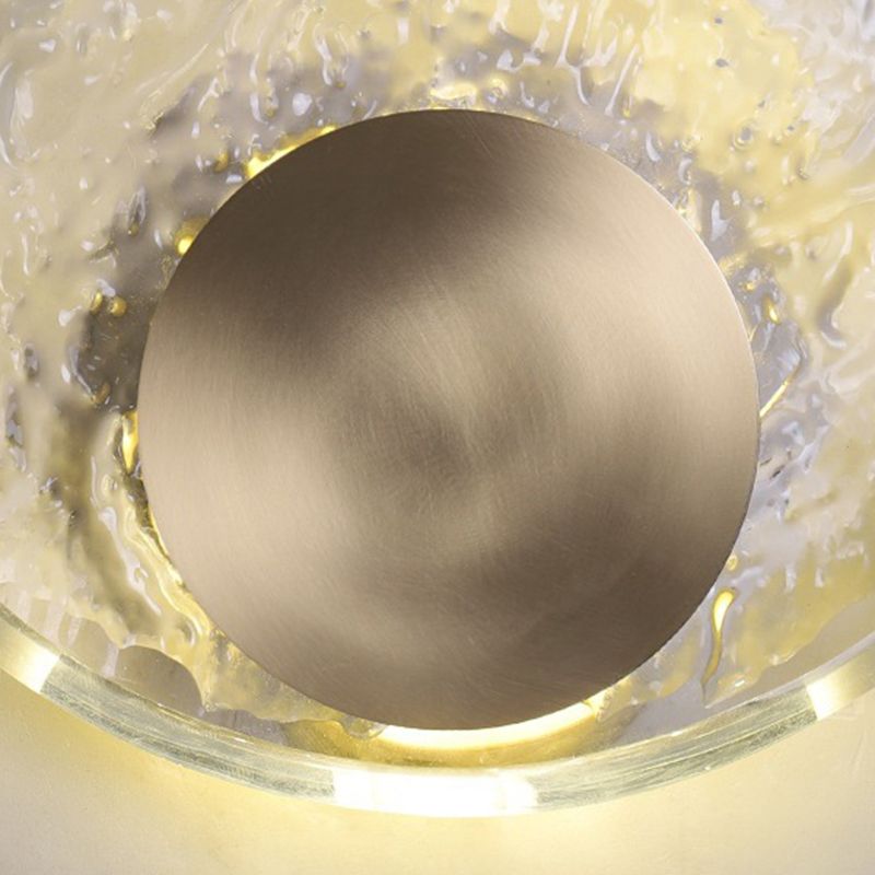 Kristy Art Deco Globe Crystal&Metal Bedroom Wall Lamp, Gold - Neutralighting