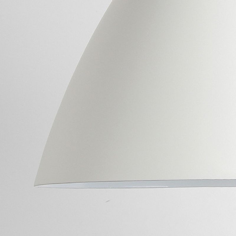 Valentina Modern Frisbee Shaped Metal Pendant Light, Black/White - Neutralighting