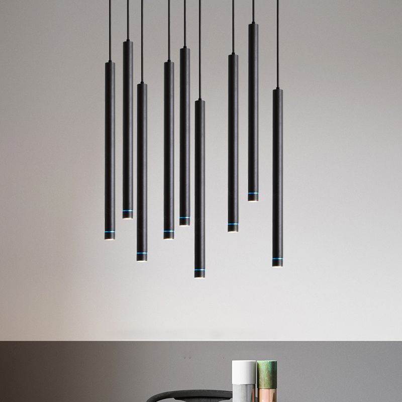 Arisha Linear Minimalist Cylinder Pendant Light - Neutralighting