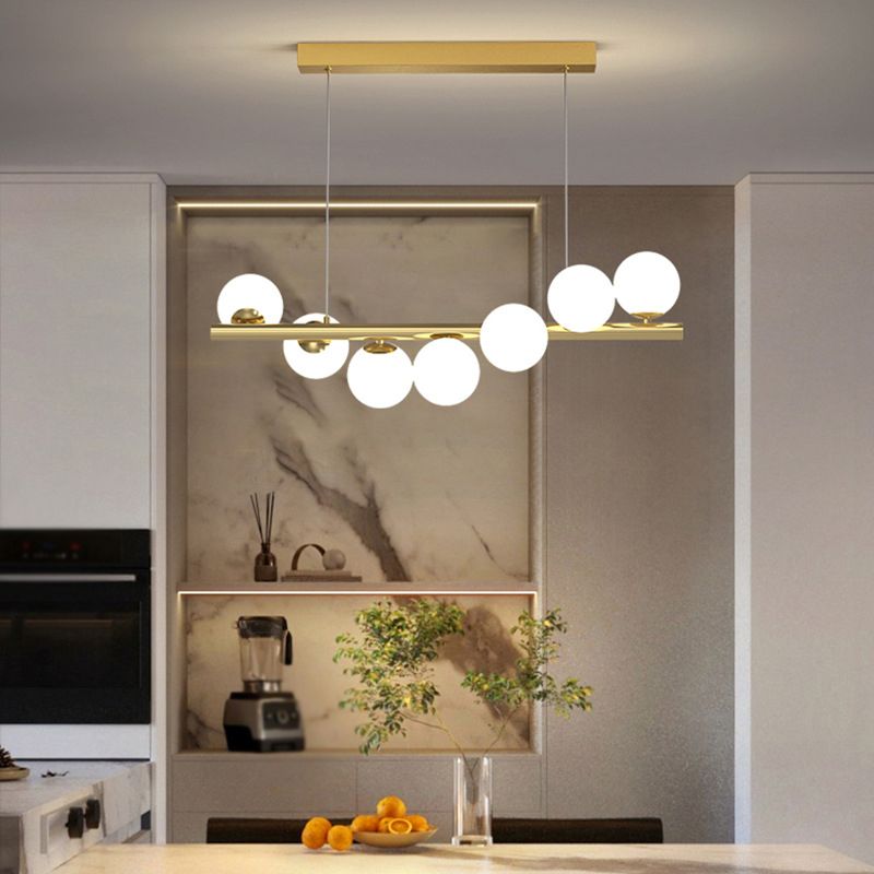 Valentina Nordic Linear LED Pendant Light, 7/9/11 Heads - Neutralighting