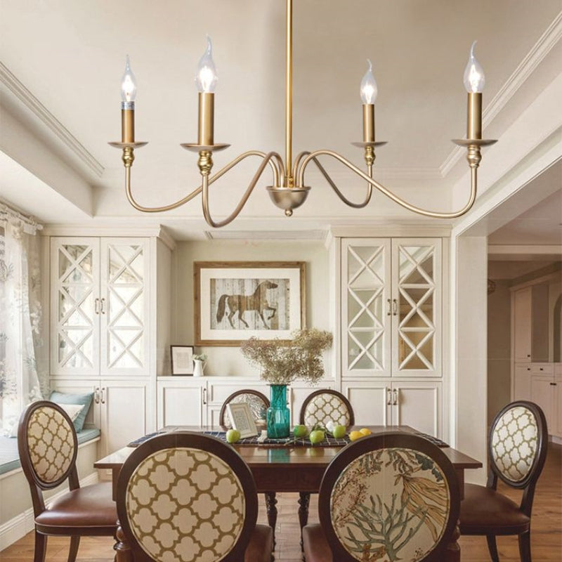 Orix Retro Vintage Candle Metal Chandelier - Neutralighting