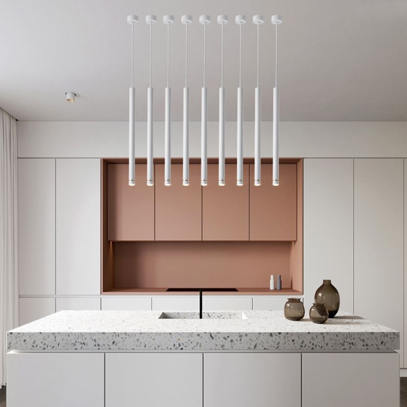 Arisha Linear Minimalist Cylinder Pendant Light - Neutralighting