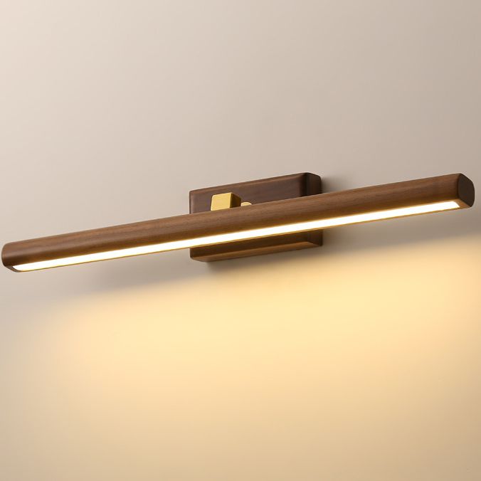 Muto Vanity Rotatable Mirror Front Vanity Wall Lamp, Wood - Neutralighting