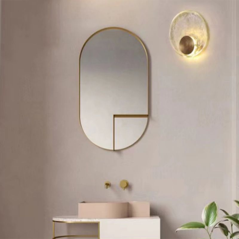 Kristy Art Deco Globe Crystal&Metal Bedroom Wall Lamp, Gold - Neutralighting