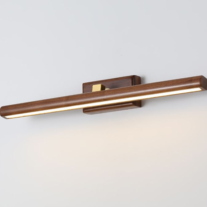 Muto Vanity Rotatable Mirror Front Vanity Wall Lamp, Wood - Neutralighting