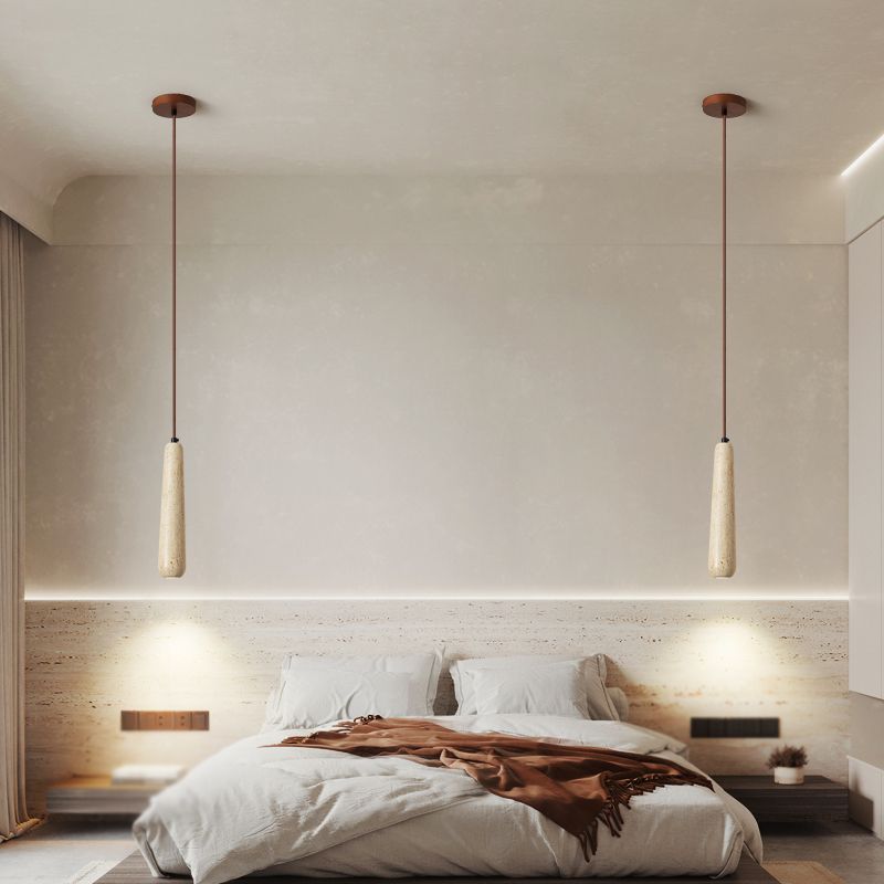 Muto Minimalist Wooden Pendant Light, Natural Wood Color - Neutralighting