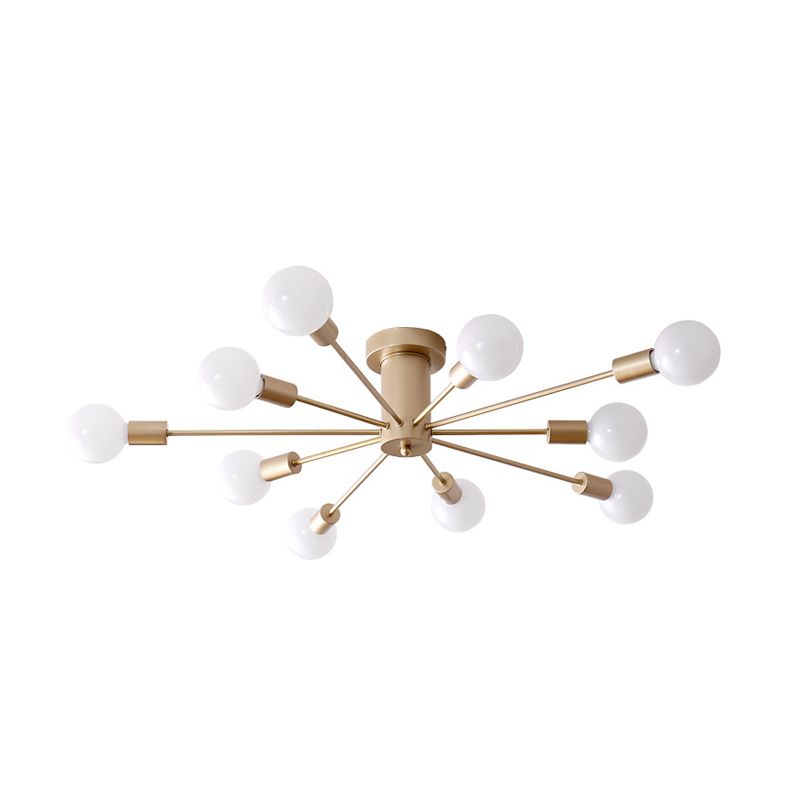 Valentina Modern Globe Bubble Flush Mount Ceiling Light - Neutralighting