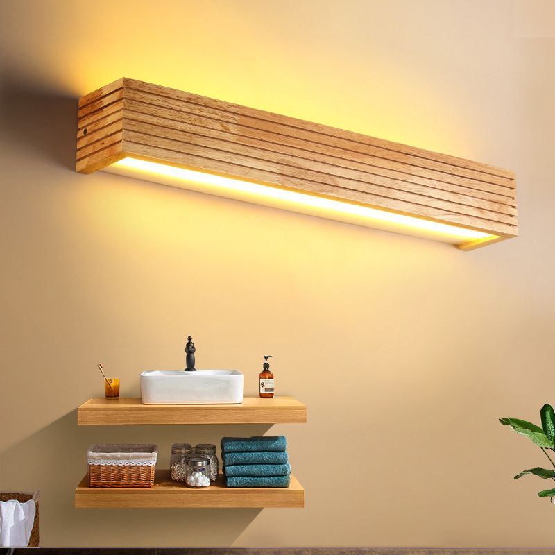 Muto Modern Wooden LED Indoor Wall Light, Bedroom - Neutralighting