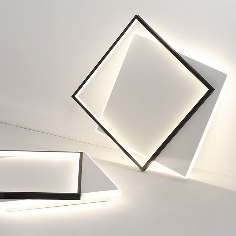 Arisha Modern Duo-Square Flush Mount Ceiling Light - Neutralighting