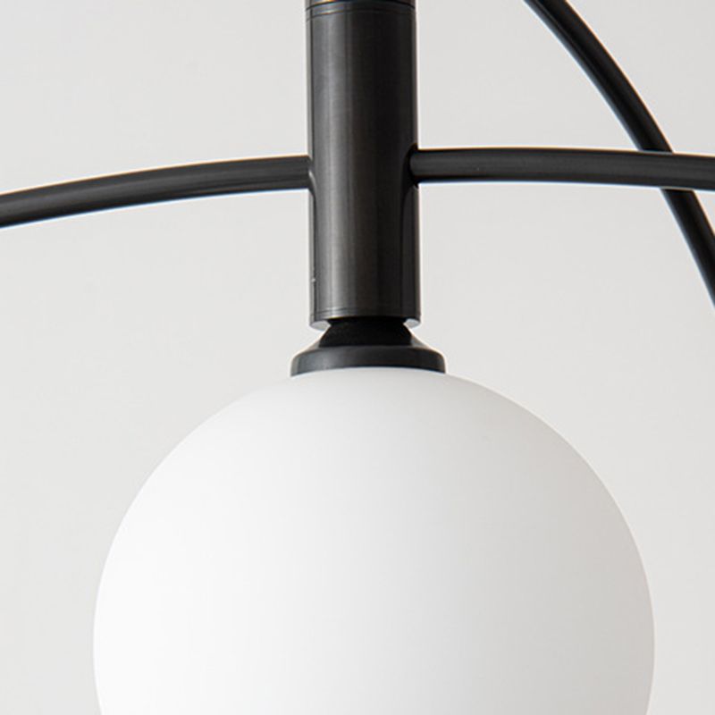 Valentina Pendant Light Globe Modern, Metal/Glass, Black/Gold, Bedroom - Neutralighting