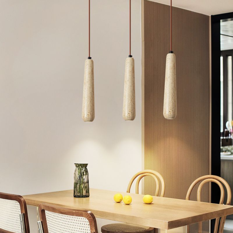 Muto Minimalist Wooden Pendant Light, Natural Wood Color - Neutralighting