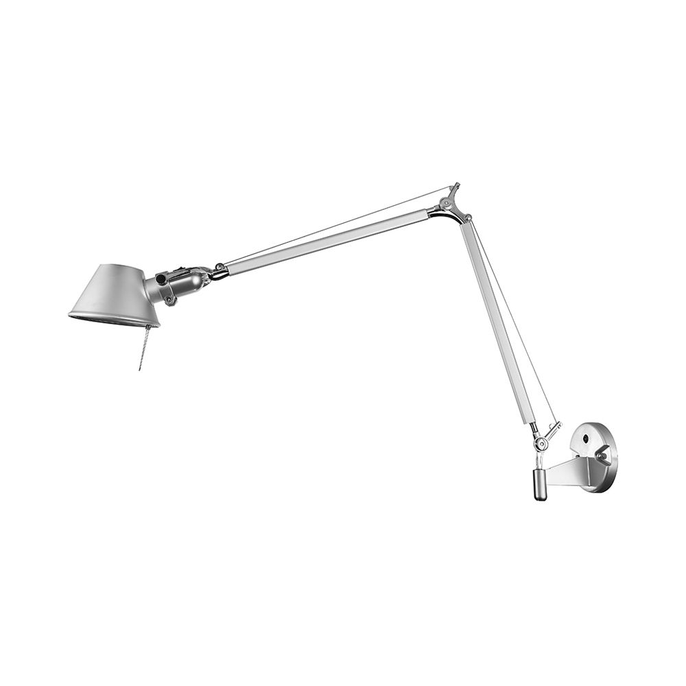 Epoch Modern Simple Adjustable Wall Lamp, Black/Chrome, Bedroom - Neutralighting