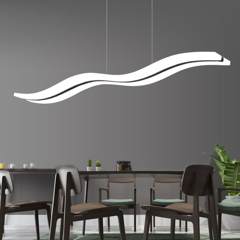 Arisha Minimalist Wave Wavy Pendant Light - Neutralighting