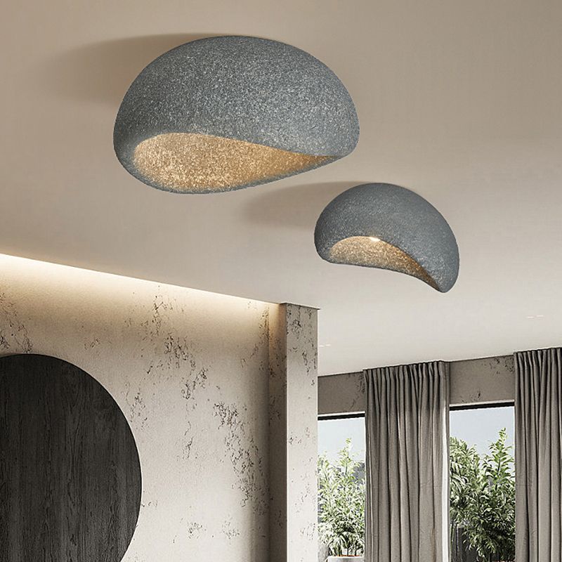 Avi Flush Mount Ceiling Light Modern, Resin Dining Room - Neutralighting