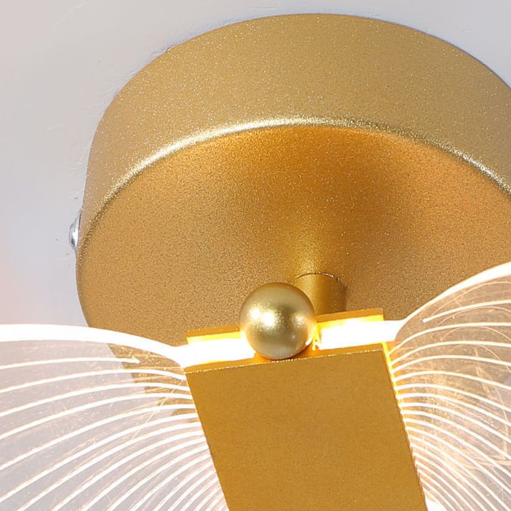 Arisha Cute Butterfly Metal Wall Lamp, Gold - Neutralighting