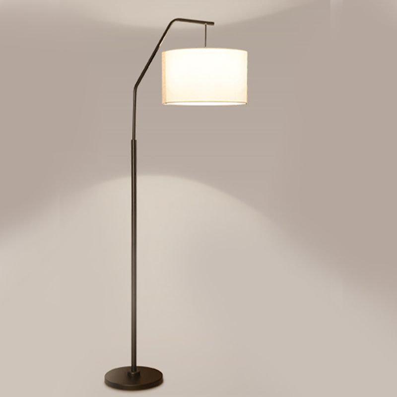 Eryn Cylinder Shape Floor Lamp, Over Arching Floor Lamp, Unique - Neutralighting
