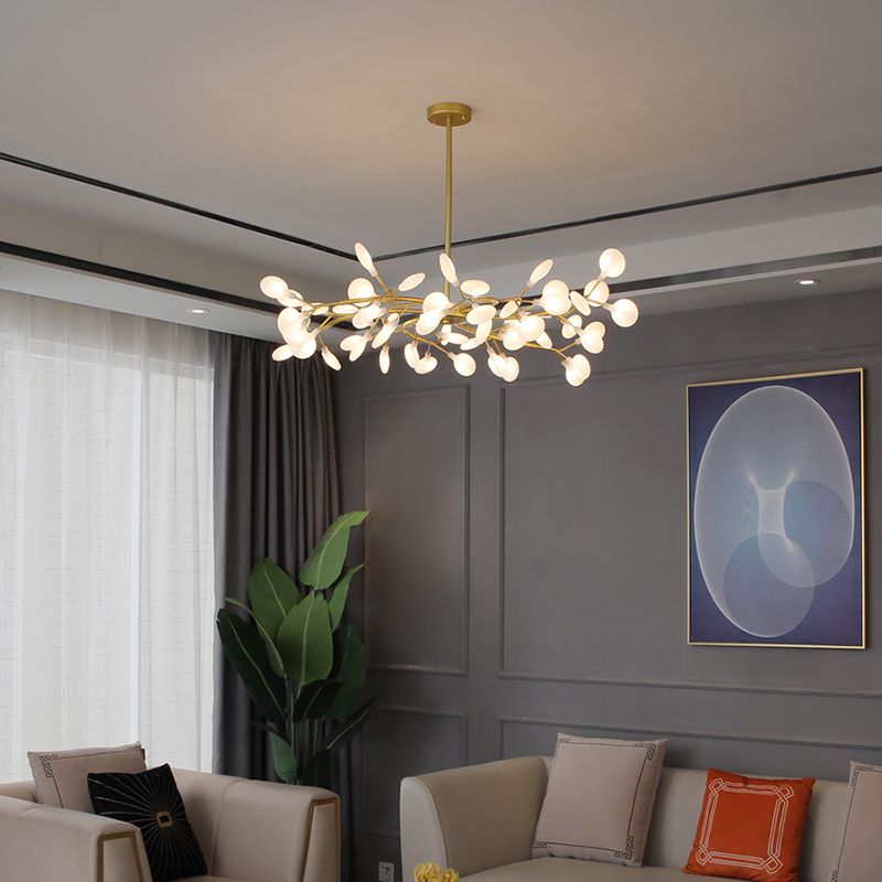 Olivia Unique Branch Firefly Sputnik Art Deco Chandelier - Neutralighting