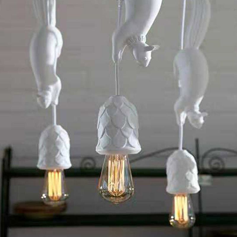 Aria Pendant Light Squirrel/Pinecone Modern, Resin, Restaurant - Neutralighting