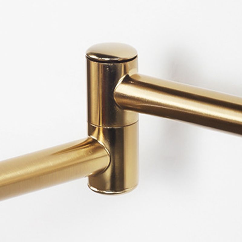 Aria Wall Lamp Cylindrical Adjustable Lamp Pole Metal Brass, Bedroom - Neutralighting