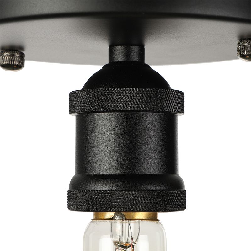 Silva Retro Vintage Bulb Semi-Flush Mount Ceiling Light - Neutralighting