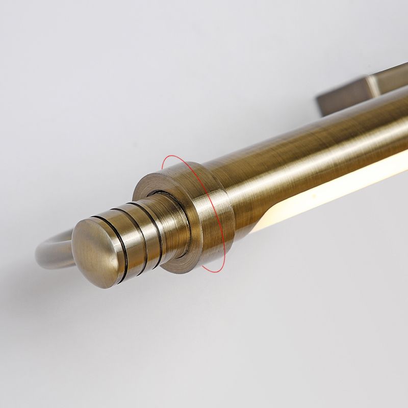 Arisha Modern Linear Metal Vanity Wall Lamp, Gold - Neutralighting