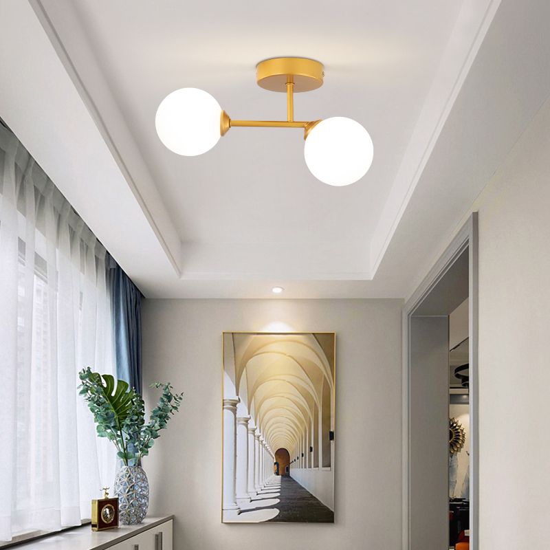 Valentina Semi-Flush Mount Ceiling Light, 2 Color - Neutralighting