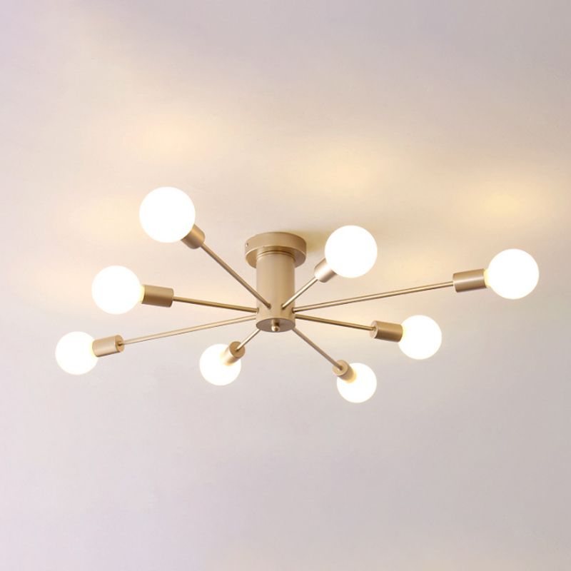 Valentina Modern Globe Bubble Flush Mount Ceiling Light - Neutralighting