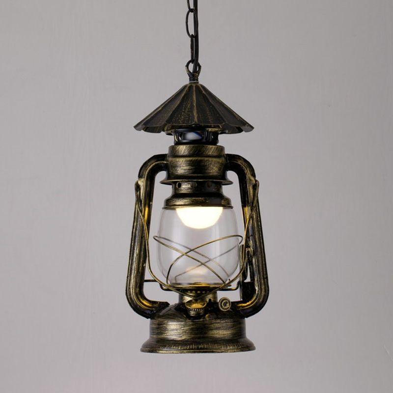 Silva Vintage Rustic Kerosene Pendant Light, 3 Color, 4 Style - Neutralighting