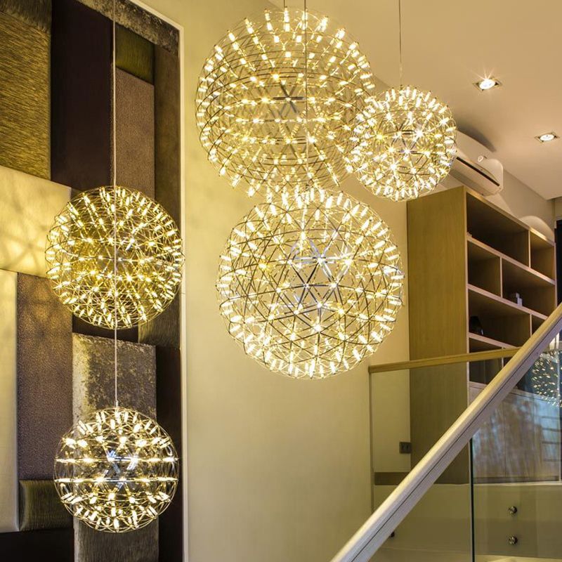 Arisha Firework Art Deco Orbit Shade Pendant Light - Neutralighting