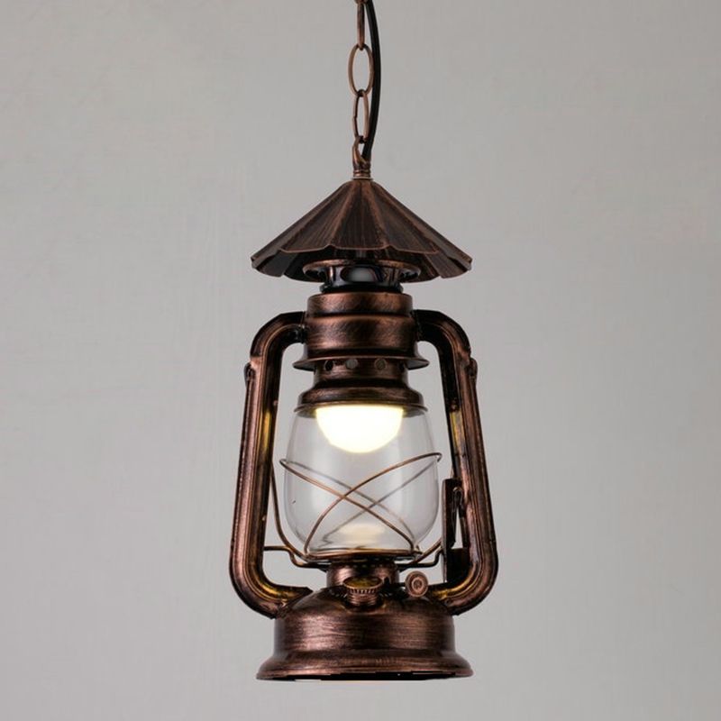 Silva Vintage Rustic Kerosene Pendant Light, 3 Color, 4 Style - Neutralighting