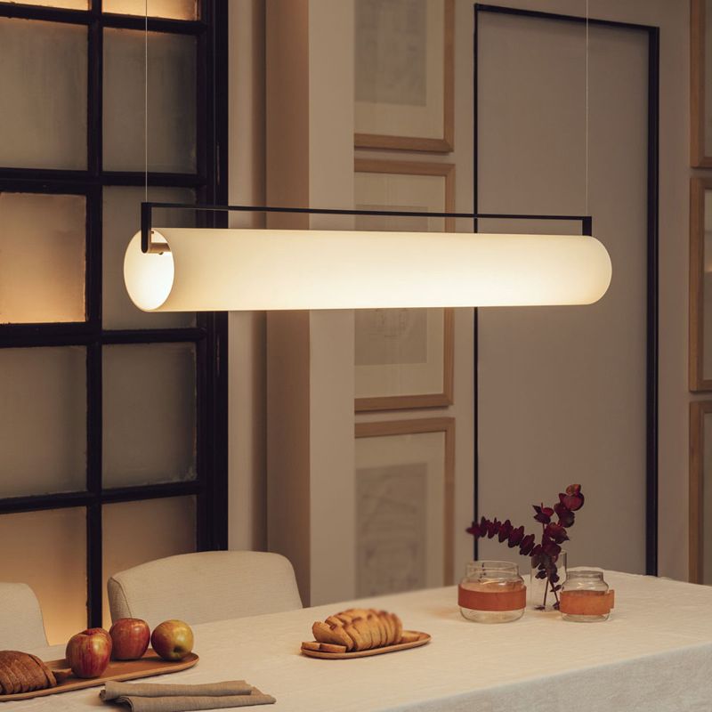 Arisha Desinger Cylindrical Shape Linear Pendant Light - Neutralighting
