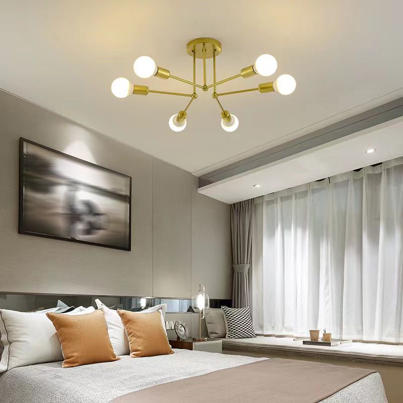 Valentina Flush Mount Ceiling Light Linear Industrial - Neutralighting