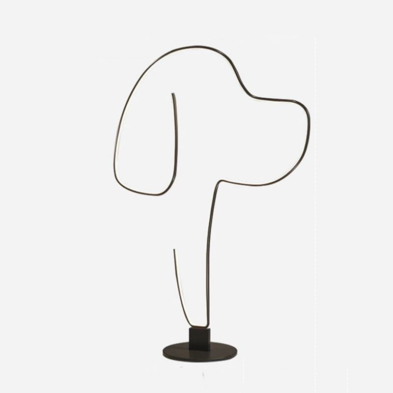 Edge Modern Cat/Dog Linear Metal Acrylic Floor Lamp - Neutralighting