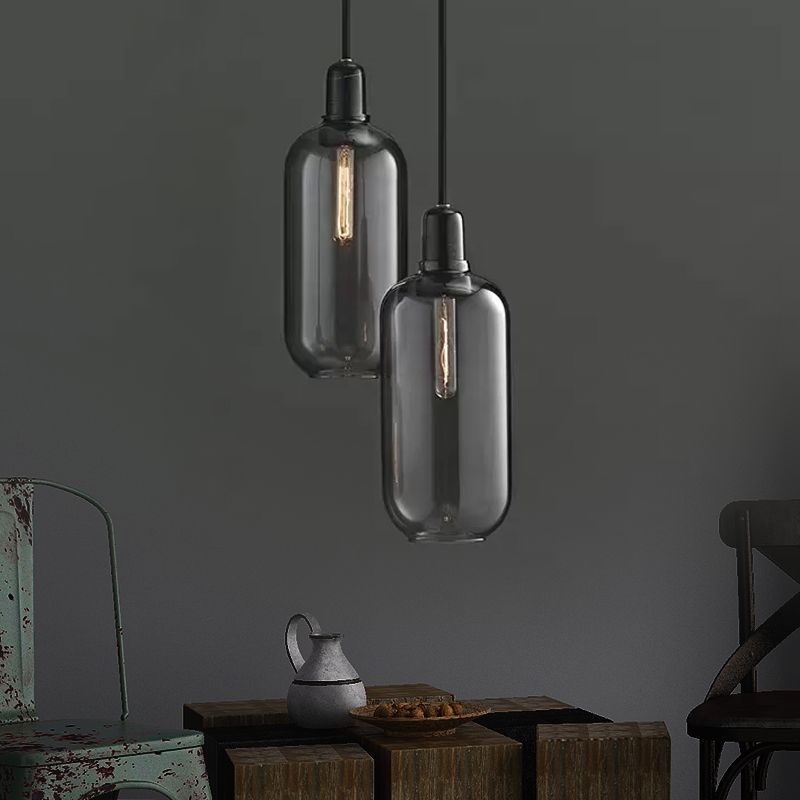 Valentina Designer Cylinder Pendant Light, Marble & Glass - Neutralighting