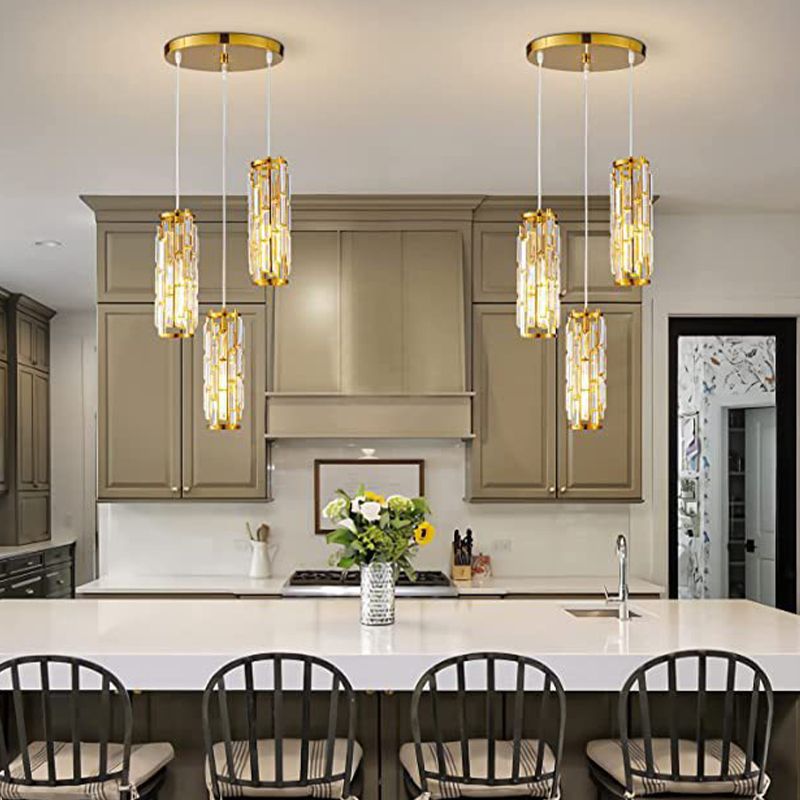 Kristy Cluster Pendant Light, Black & Gold - Neutralighting
