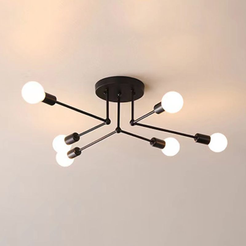 Valentina Flush Mount Ceiling Light Linear Industrial - Neutralighting