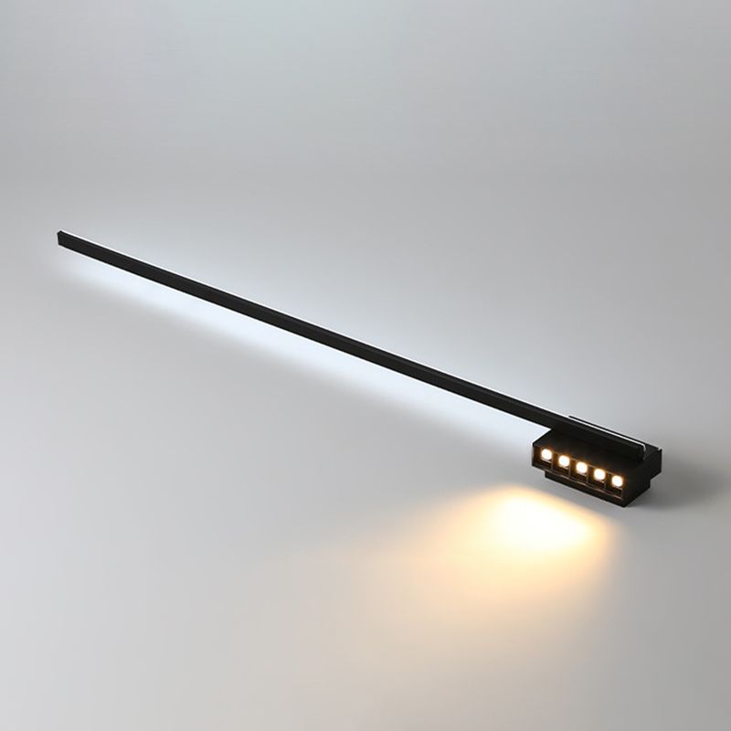 Arisha Minimalist Linear Metal Vanity Wall Light, Black, Bathroom - Neutralighting