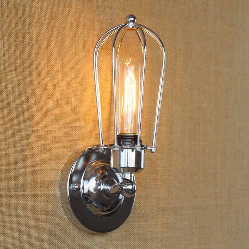 Silva Vintage Iron Wall Lamp, Black/Rust/Bronze/Gold/Silver - Neutralighting