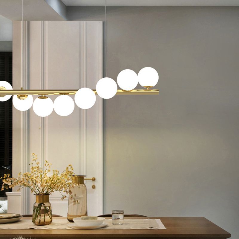 Valentina Nordic Linear LED Pendant Light, 7/9/11 Heads - Neutralighting