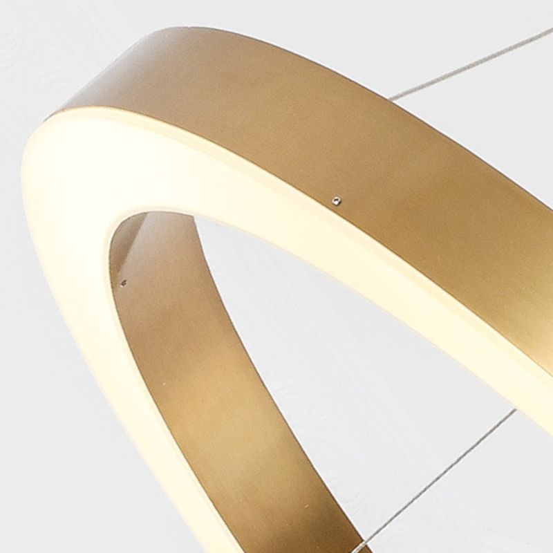 Arisha Modern Ring Metal Pendant Light, Gold - Neutralighting