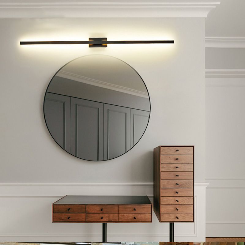 Arisha Minimalist Bar Black Metal Wall Lamp - Neutralighting